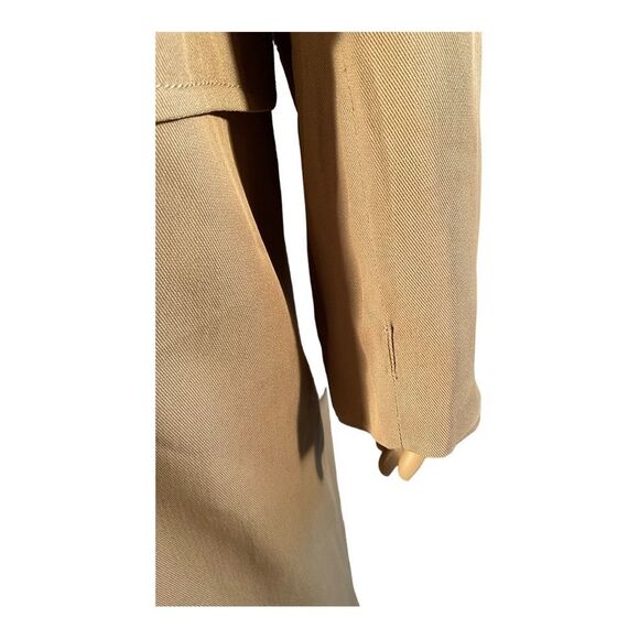 Zara Women’s Flowy Trench Coat Trench beige camel Size Small - Picture 4 of 16